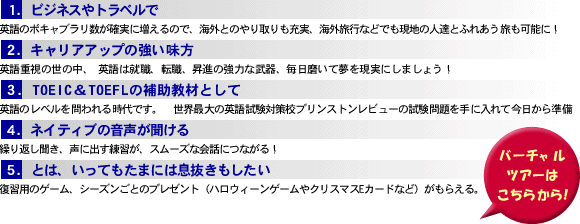 eFlashcard5つのメリット